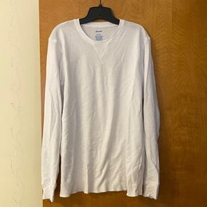Men’s white long sleeve